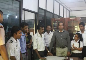 Intake 33 and Intake 35 students of Department of Spatial Sciences visited the District Survey Office Rathnapura 1
