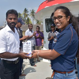 Intake 34 undergraduates of the Department of Spatial sciences of General Sir John Kotelawala Defence University visited NARA 8