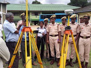 Field visit to Institute of Surveying and Mapping at Diyathalawa and Triangulation point at Piduruthalagala 1